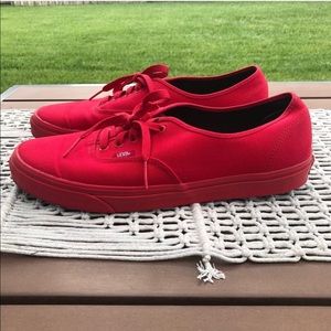 Men’s Red Vans